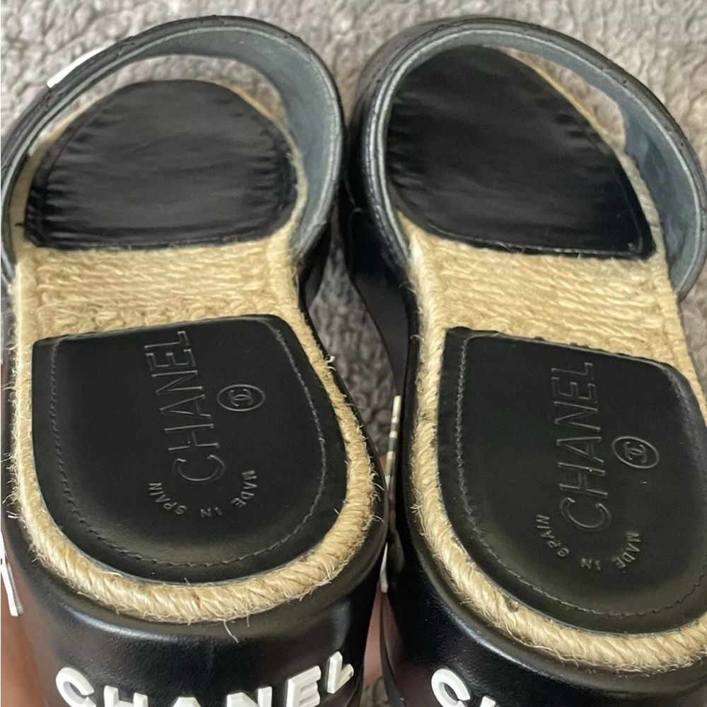 Chanel Black Quilted Slides size 40 - Picture 10 of 16